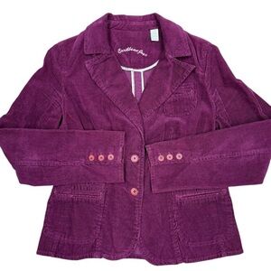 Corduroy Purple Women's Jacket